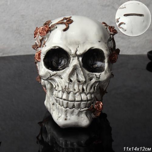 Копилка Череп 12 см / KY-27 /уп 48/Хэллоуин