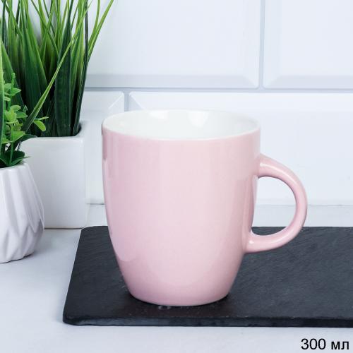Кружка 300 мл Розовая / C0086-S /уп 96/ ПРОМО АКЦИЯ