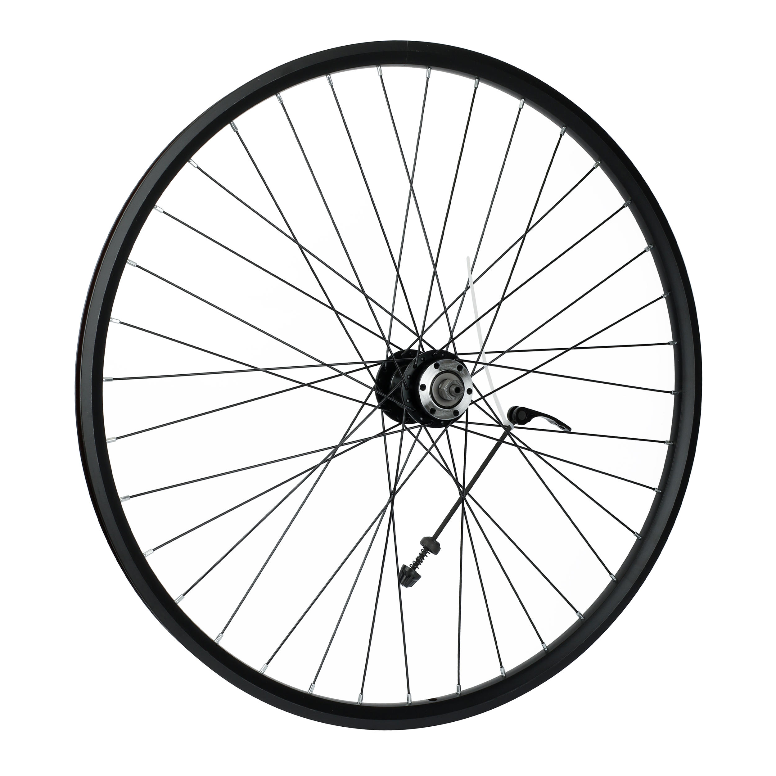 Колесо заднее, 27.5 дюймов в сборе. алюминиевый обод. алюминиевая втулка. 36H. под трещетку. диск тормоза. быстросъем/ уп 10 /