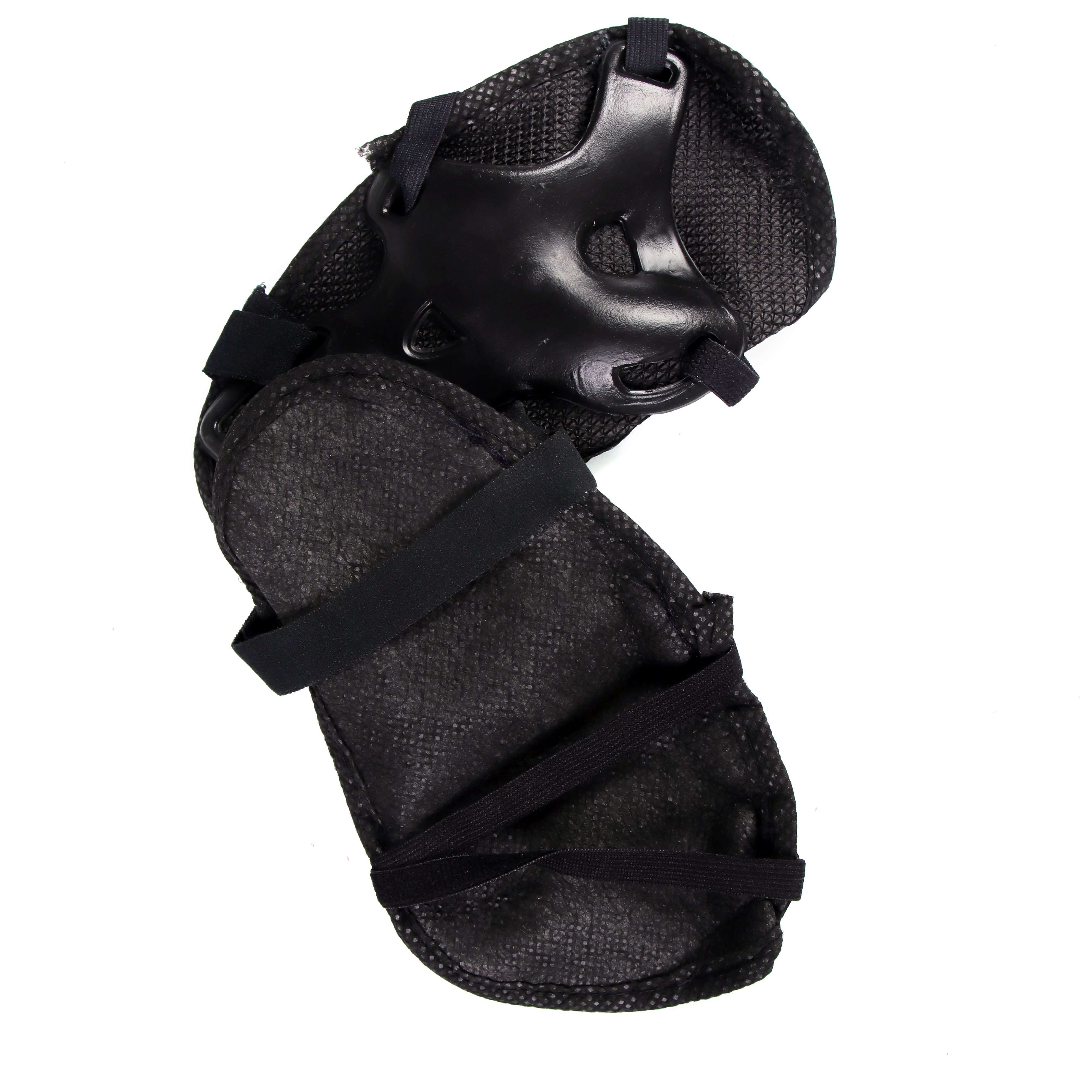 Защита для катания на роликах и велосипеде 6 предметов. 6-18лет / Yan-038 /уп 100/черный