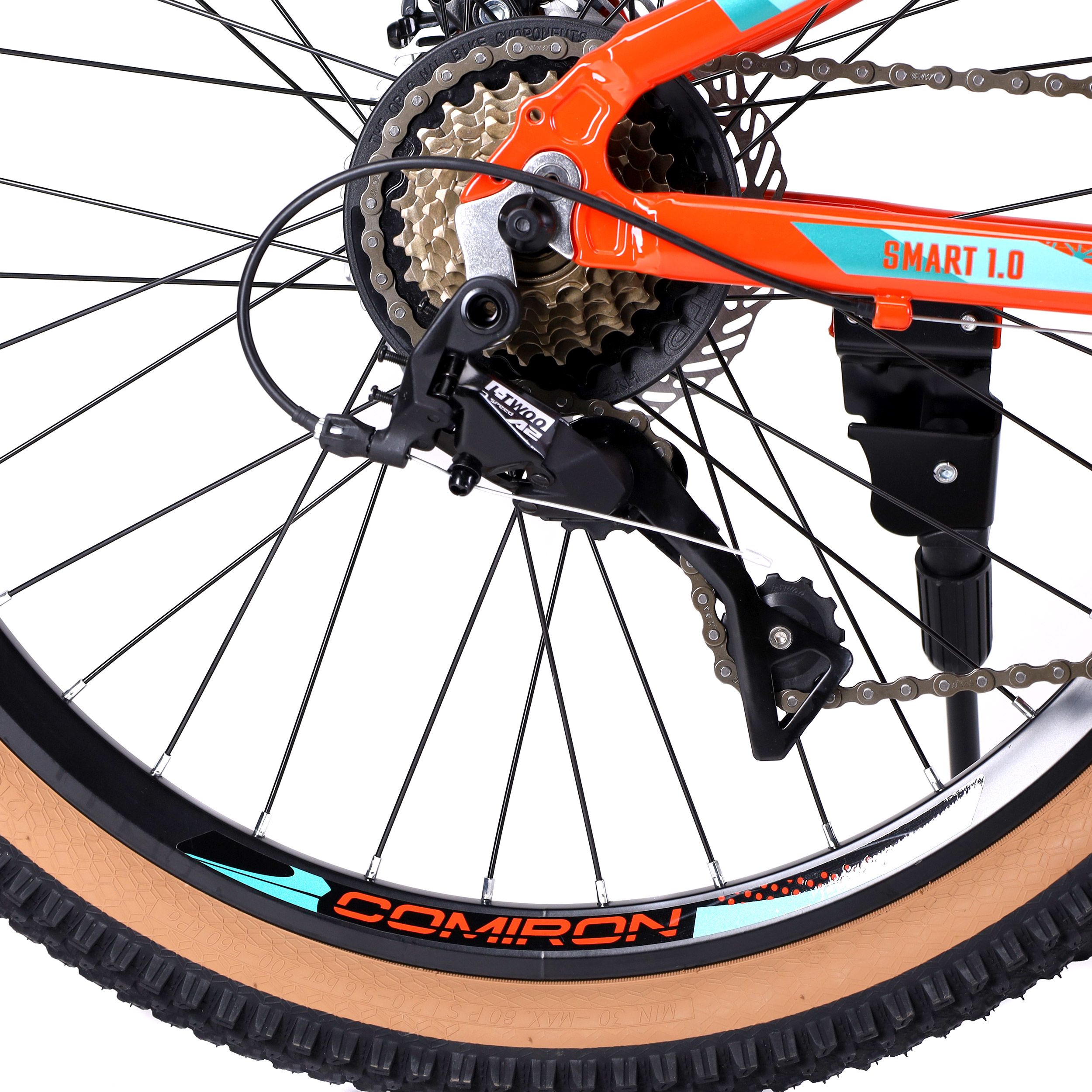 Велосипед 24" рама 12" 7sp COMIRON SMART красный