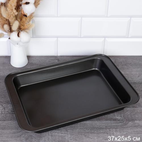 Противень 37х25х5 см / RSD-48 /уп 50/ 0,376/ 31х22х5/ 722598