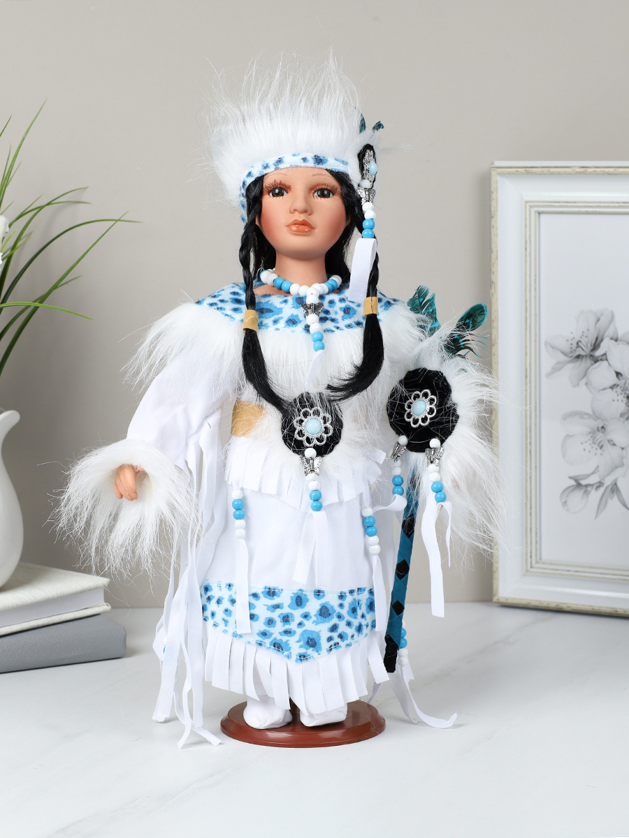 Сувенир коллекционный Индейцы 40 см / ZD1800 /уп 24/