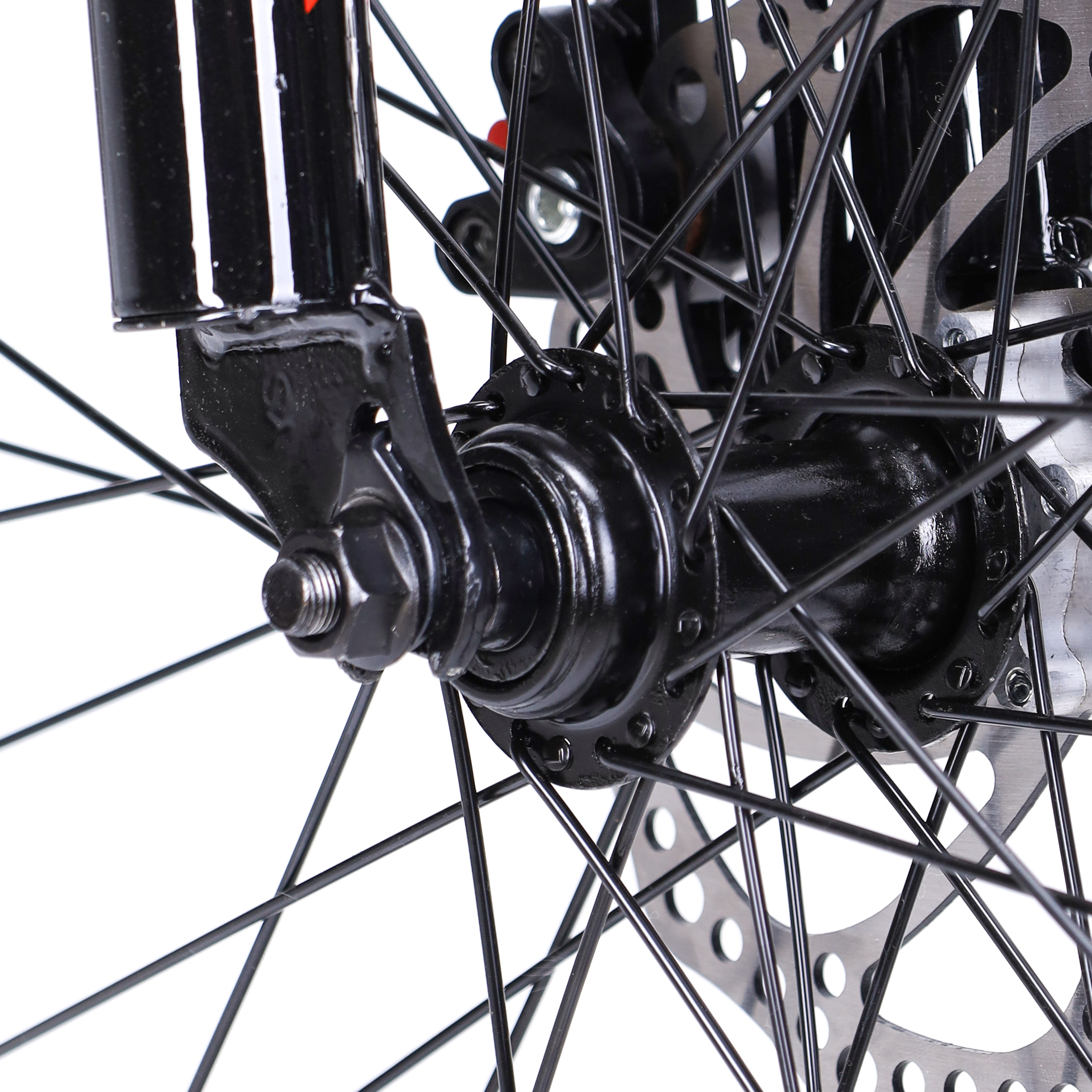 Велосипед 26" рама 17" 21sp  MEGAWHEELS DH чёрный-красный