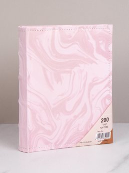 Фотоальбом 200 фото 10х15 Розовый / Y-6011 /уп 48/ 747818