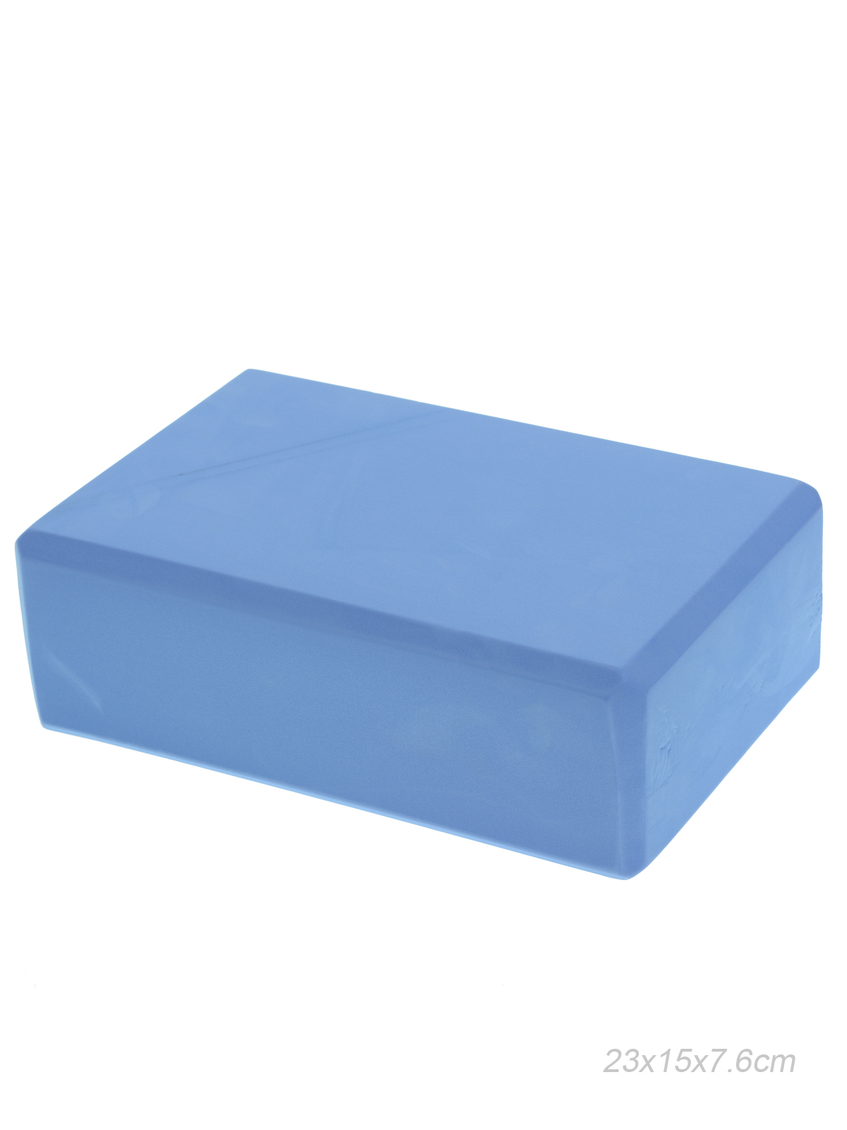 Блок для йоги 23*15*7.6cm см / YJZ-EVA1C-100 /уп 100/синий