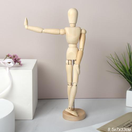 Сувенир Человек деревянный 33 см / H-33 /уп 50/