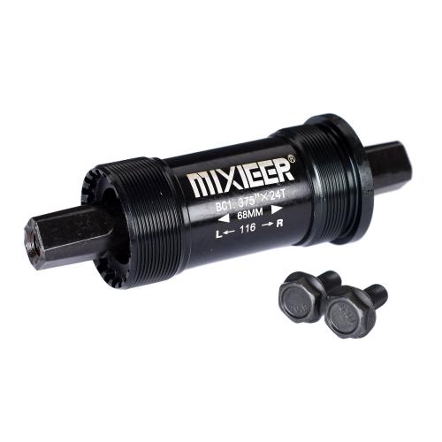 Каретка под квадрат картриджная, MIXIER BB MX-A125 68x116, пром.подшипники, алюм.чашки и корпус, в коробке. /уп 50/