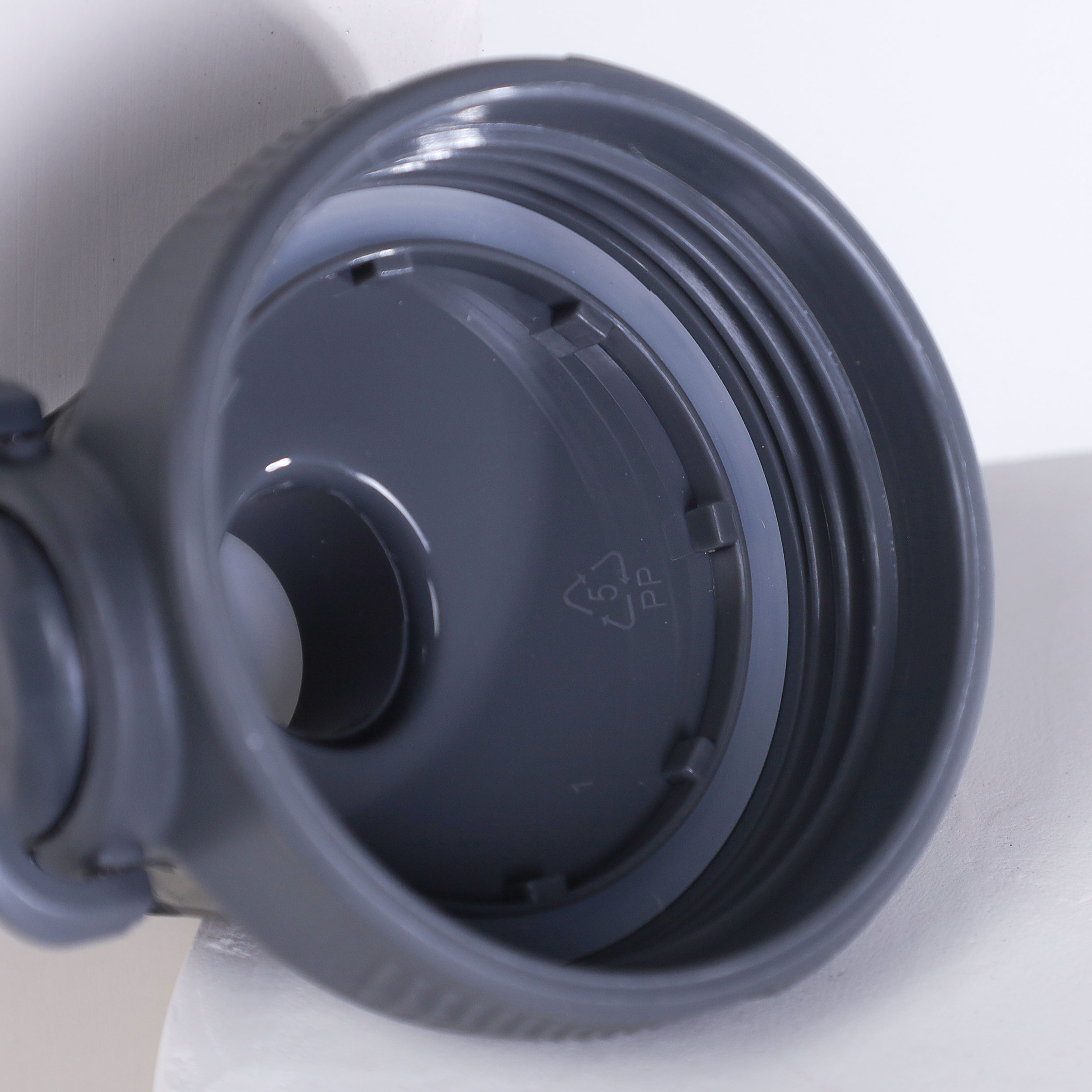 Бутылка для воды Woohooo H2O 850 ml / Пищевой PP / Серый / уп 60 / АКЦИЯ