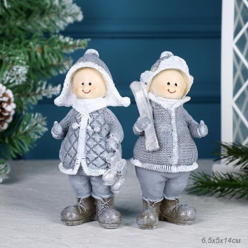 Фигурка мальчик 14.5 см / S2126 /уп 72/Новый год