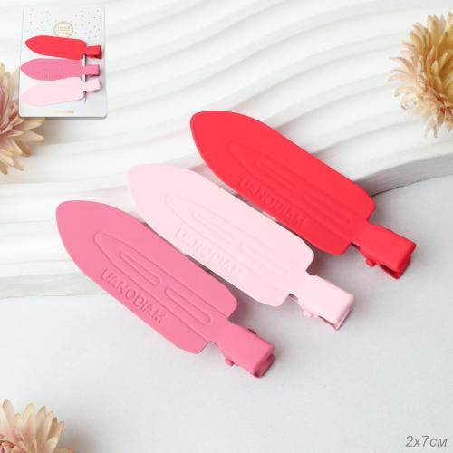 Заколка для волос 3 штуки / NSAF-65 /уп 30/