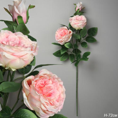 Цветок искусственный Роза пионовидная 72 см / RW-306 /уп 24/144/
