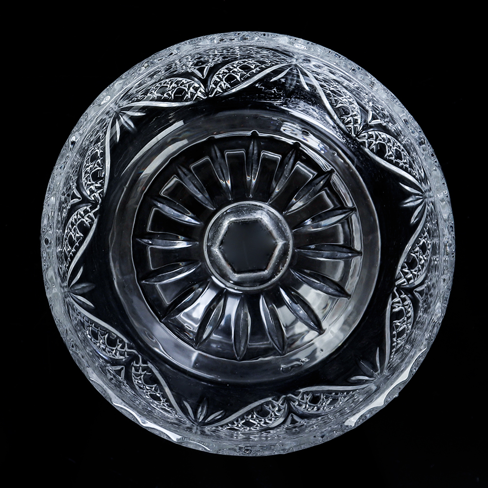 Ваза для сервировки на ножке 600 мл Бабочка / W509/1 /уп 16/