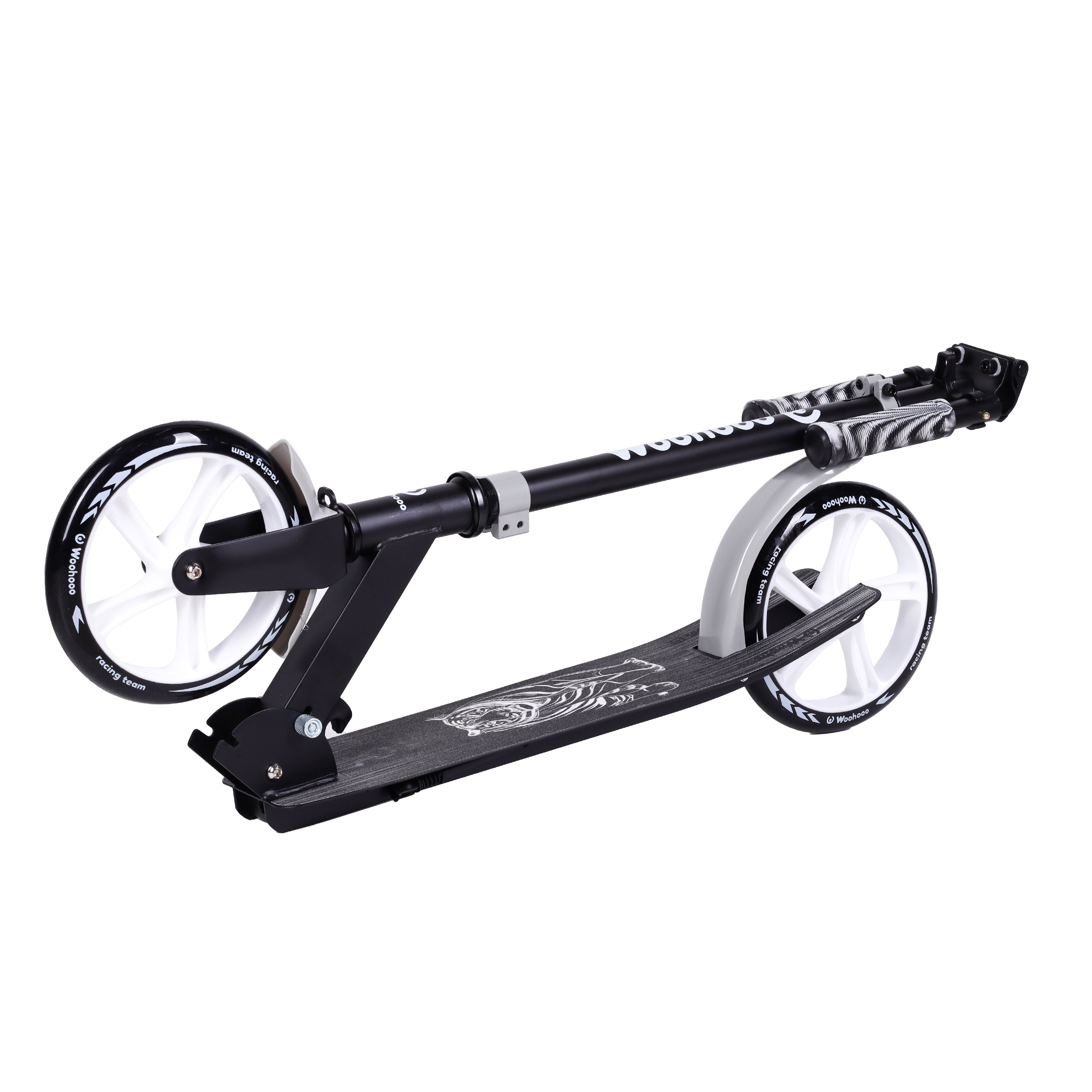 Самокат 2-х колесный Woohooo Vibex / колеса 200мм / White Tiger / уп 4