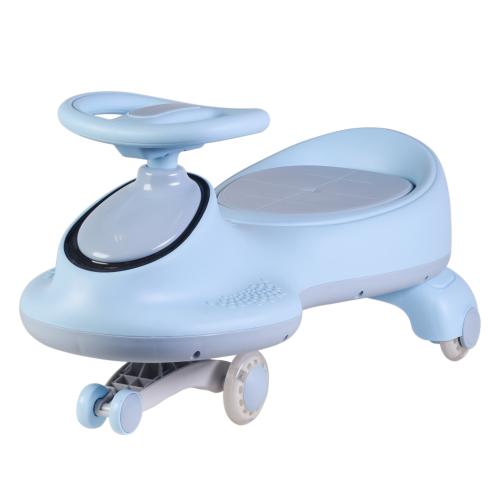 Толокар COMIRON CMR-8089 / светящиеся PU колеса 90 мм / Голубой / уп4