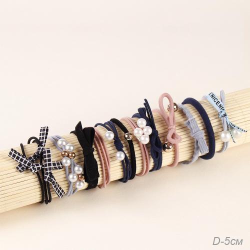 Резинка для волос набор 12 штук / YAN-22 /уп 1/микс