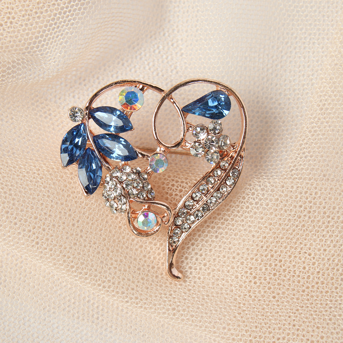 Брошь Пёрышки / 38B-9-7 /уп 912/ (Фиолетовый)