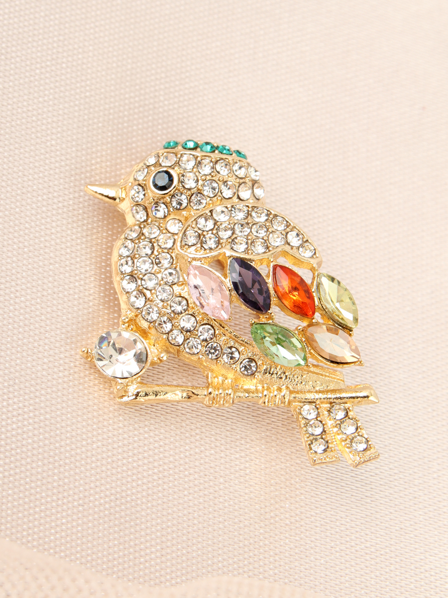 Брошь Птичка / 4753-45 /уп 24/