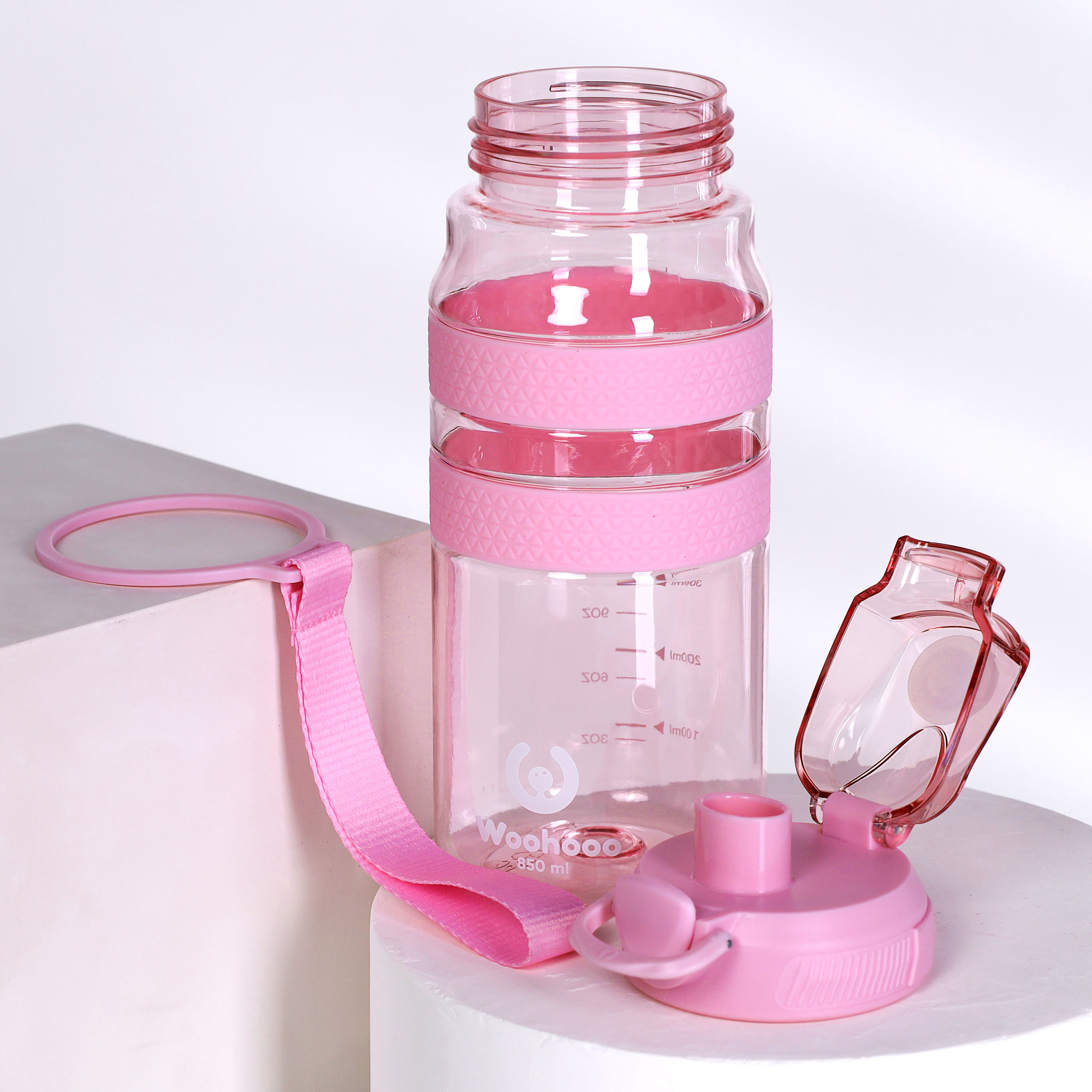 Бутылка для воды Вуухууу-Woohooo 850 ml / Пищевой PP / Розовый / уп 60 / АКЦИЯ