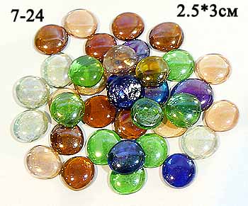 Декоративные камни 200г / 7-24 /уп 100/