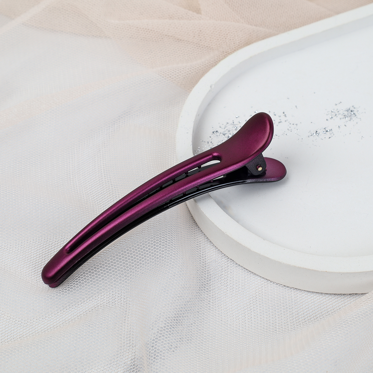 Зажим для волос перламутровый микс / N3012-7 /уп 1/ 723807