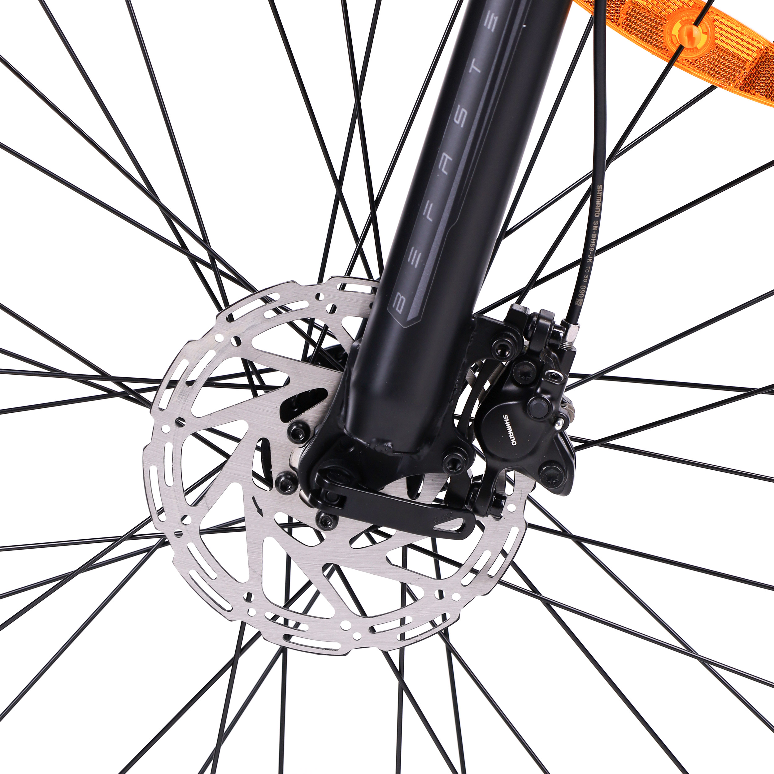 Электровелосипед 29"x3.0 рама 19" COMIRON BeFASTER 10SP SHIMANO, MT200, 11-42T, 350W 36V/20AH чёрный