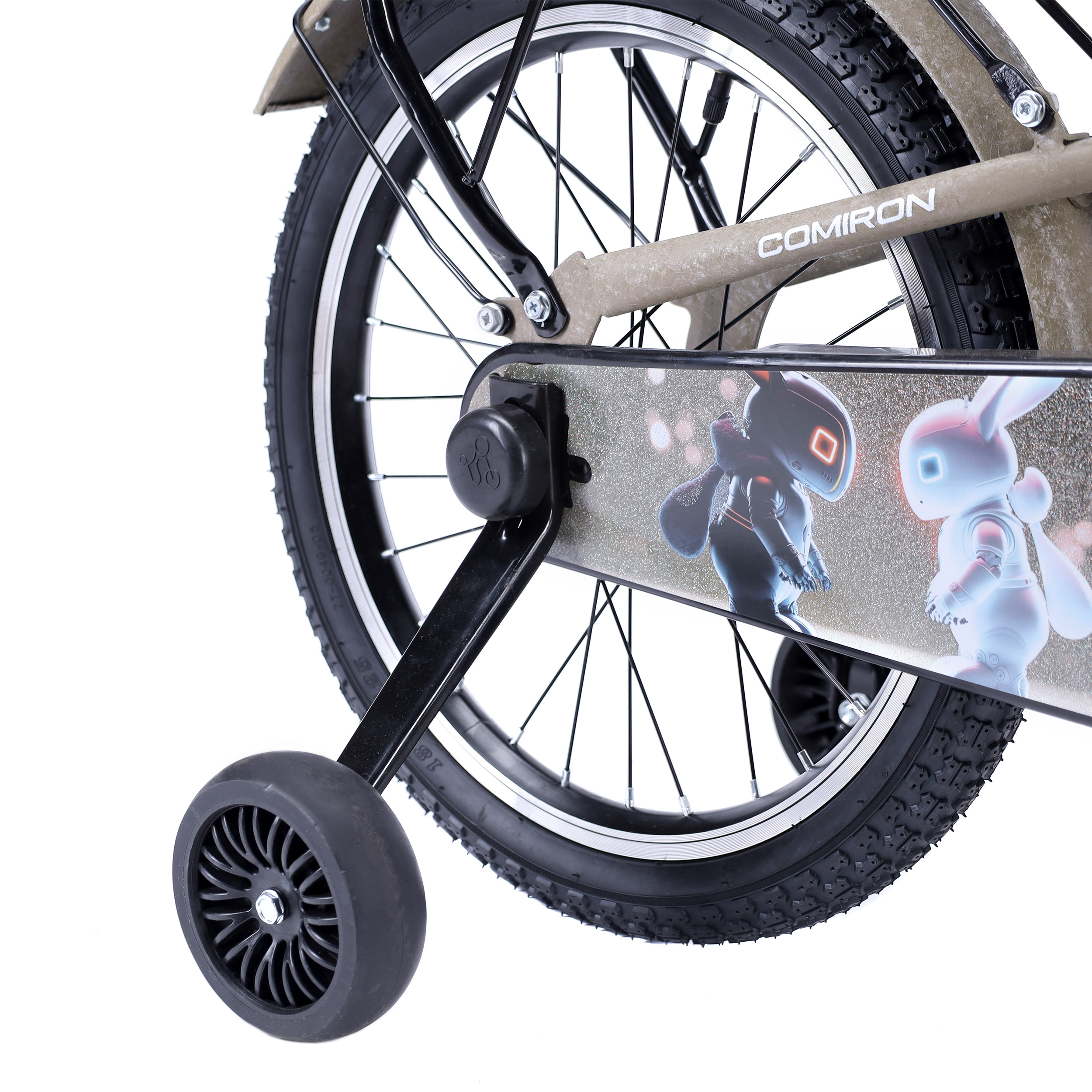 Велосипед 18" COMIRON Cyberpunk A02-18B бежевый