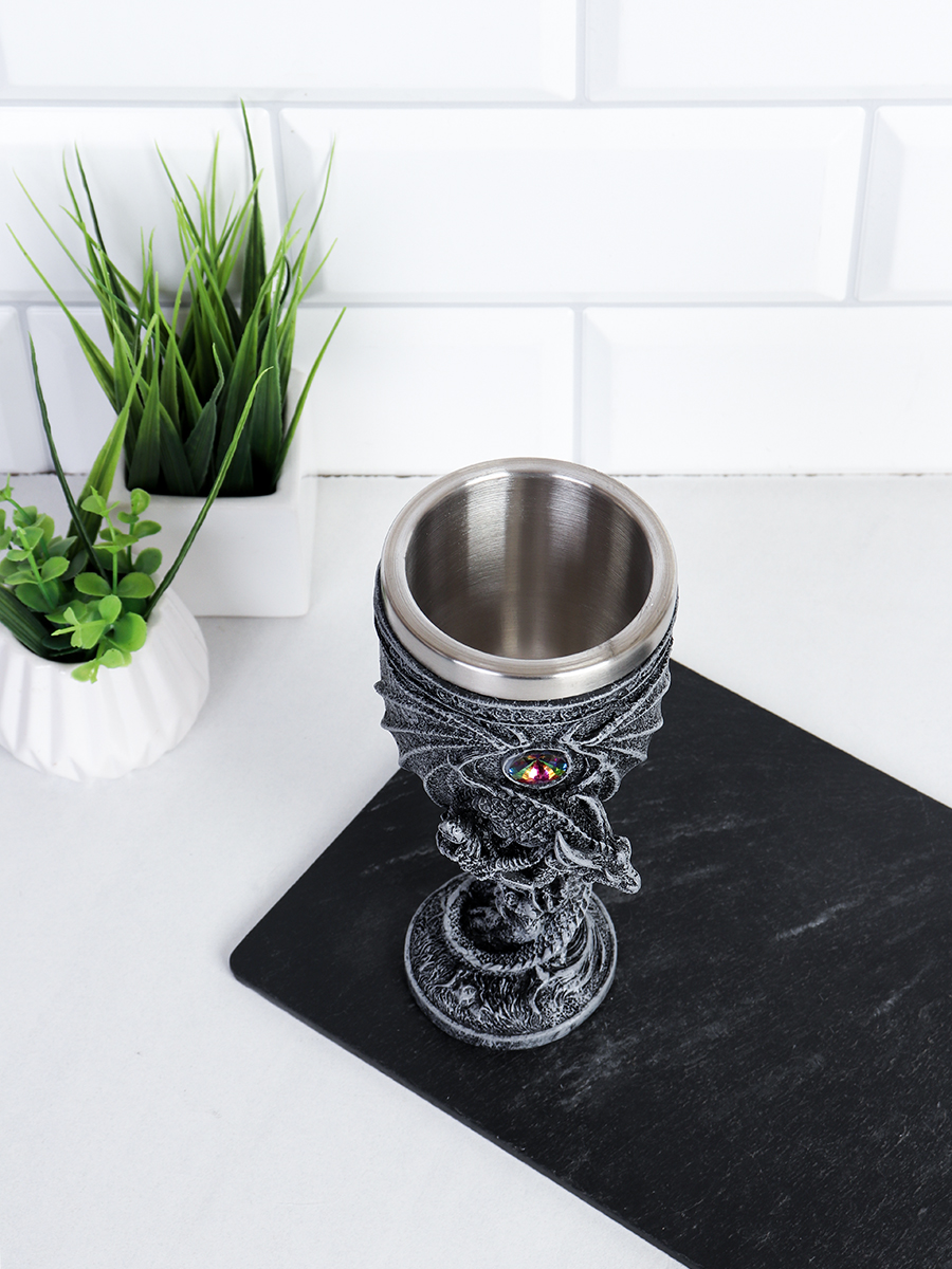 Бокал 200 мл Готика металл / 8018-1 /уп 36/ Кубок