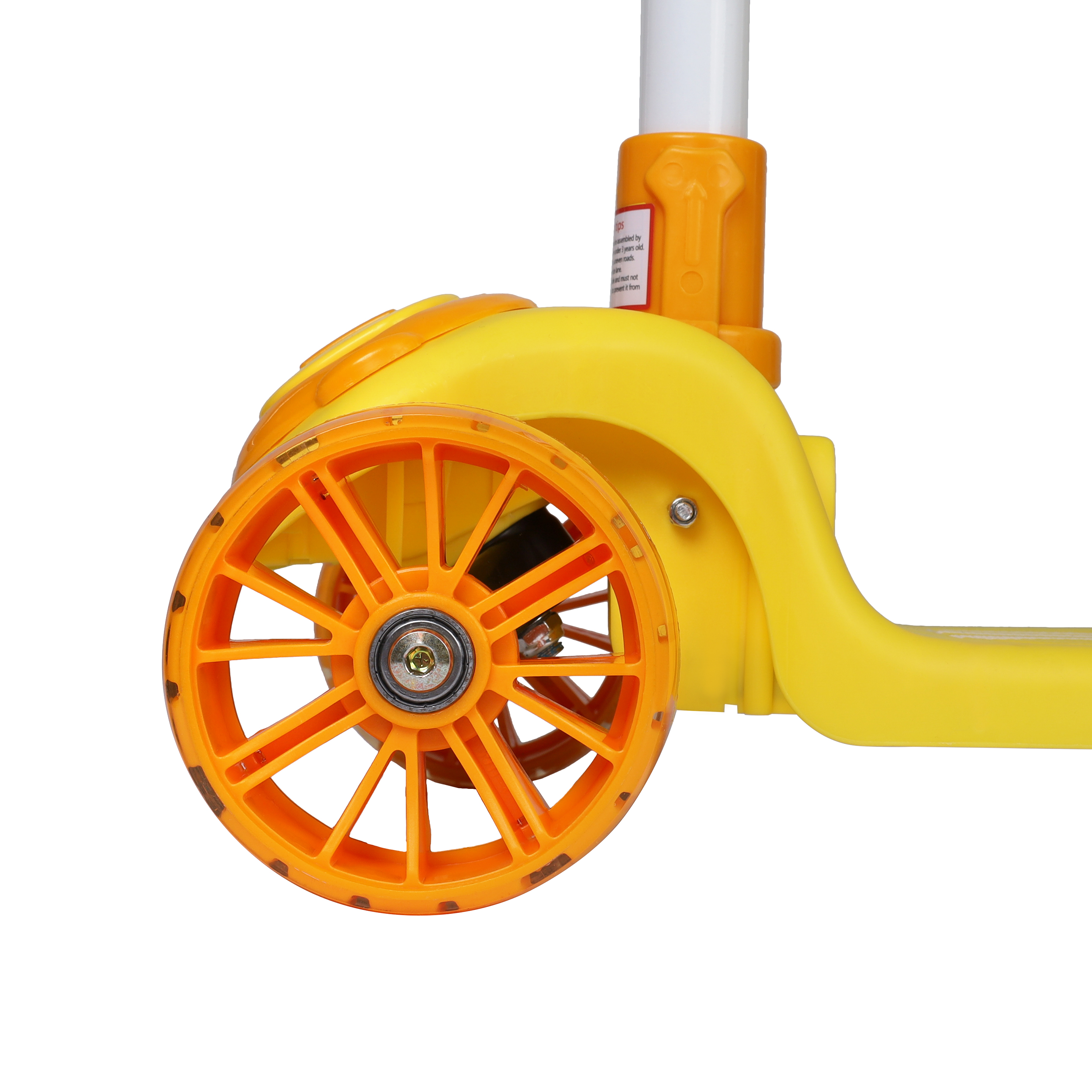 Самокат 3-х колесный Yeenot /QY-k03/уп 10/ Желтый