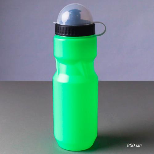 Бутылка для воды с пылевой крышкой "Element". Зелёная. 850 мл. /711598 /FWEPE-26Dg / уп 1/ RF