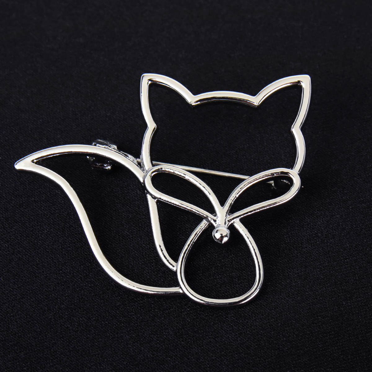 Брошь Лиса / 2965-1 /уп 12/