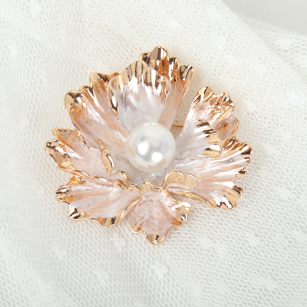 Брошь Цветок / 4636 /уп 24/