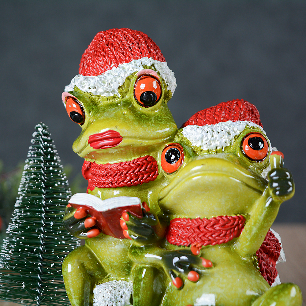 Фигурка Лягушка 14 см / YX39005R /уп 18/новый год