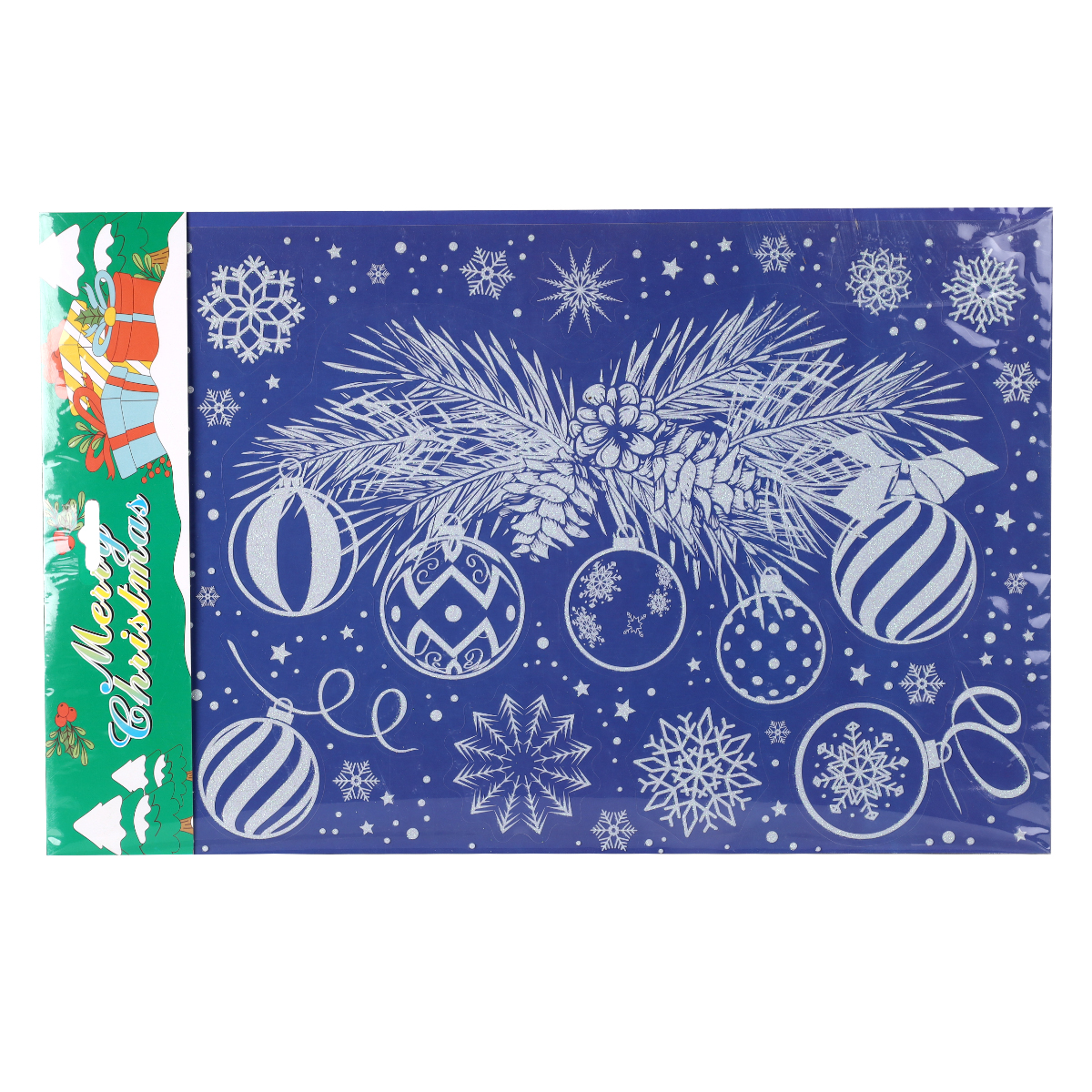 Наклейка новогодняя / 1306 /уп 12/300/ микс