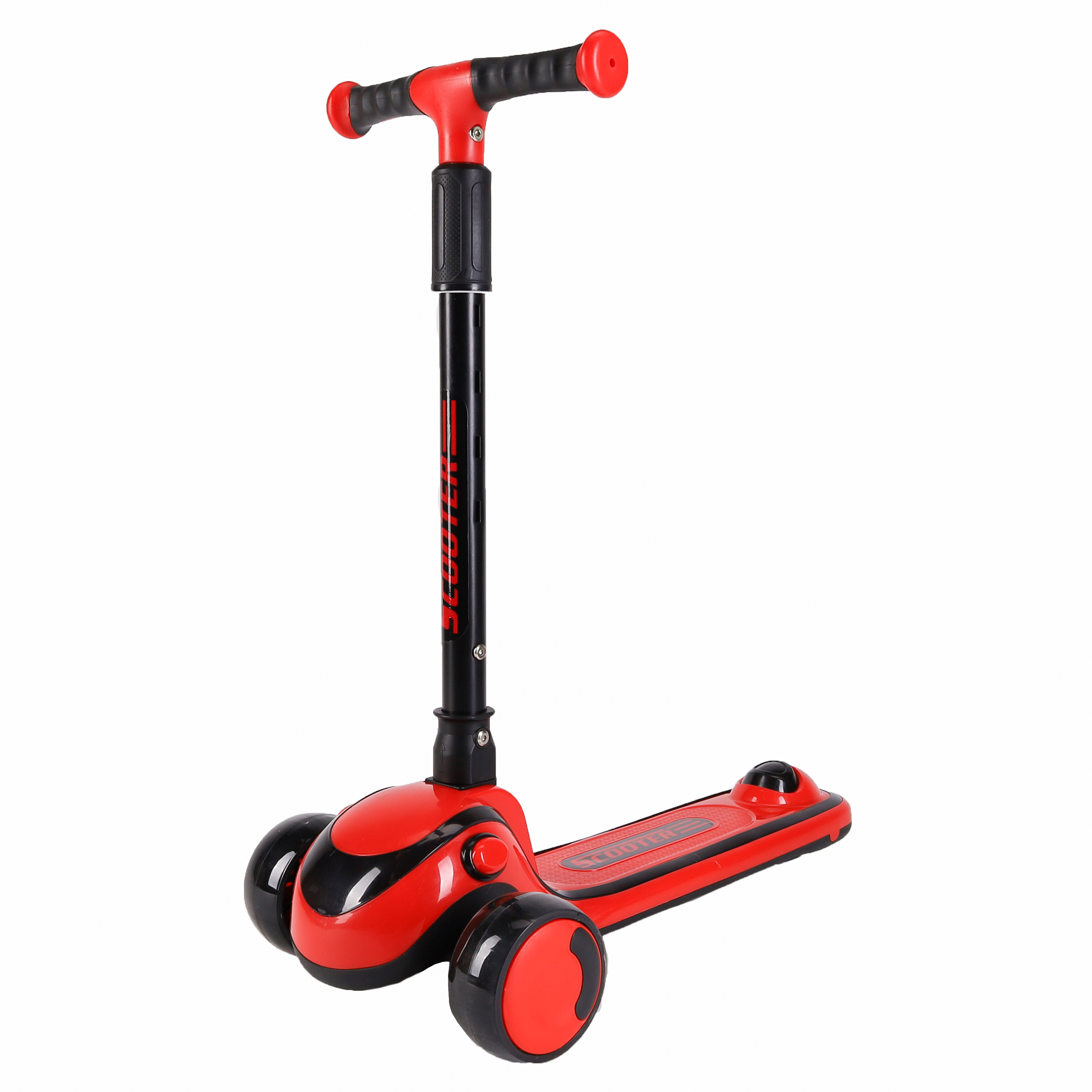 Самокат 3-х колесный SCOOTER Hyper / HQ-905 /уп 6/ красный