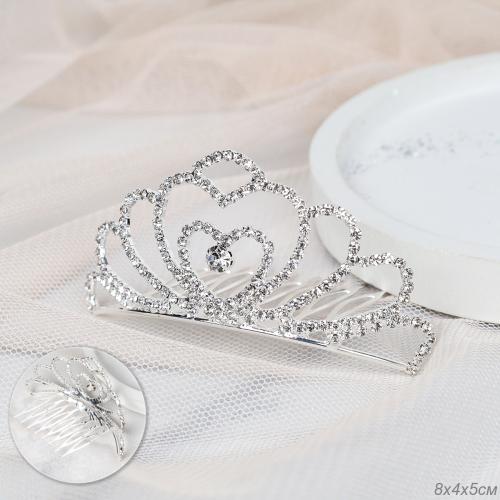 Диадема для волос Корона стразы / N3258-4 /уп 1/723819     