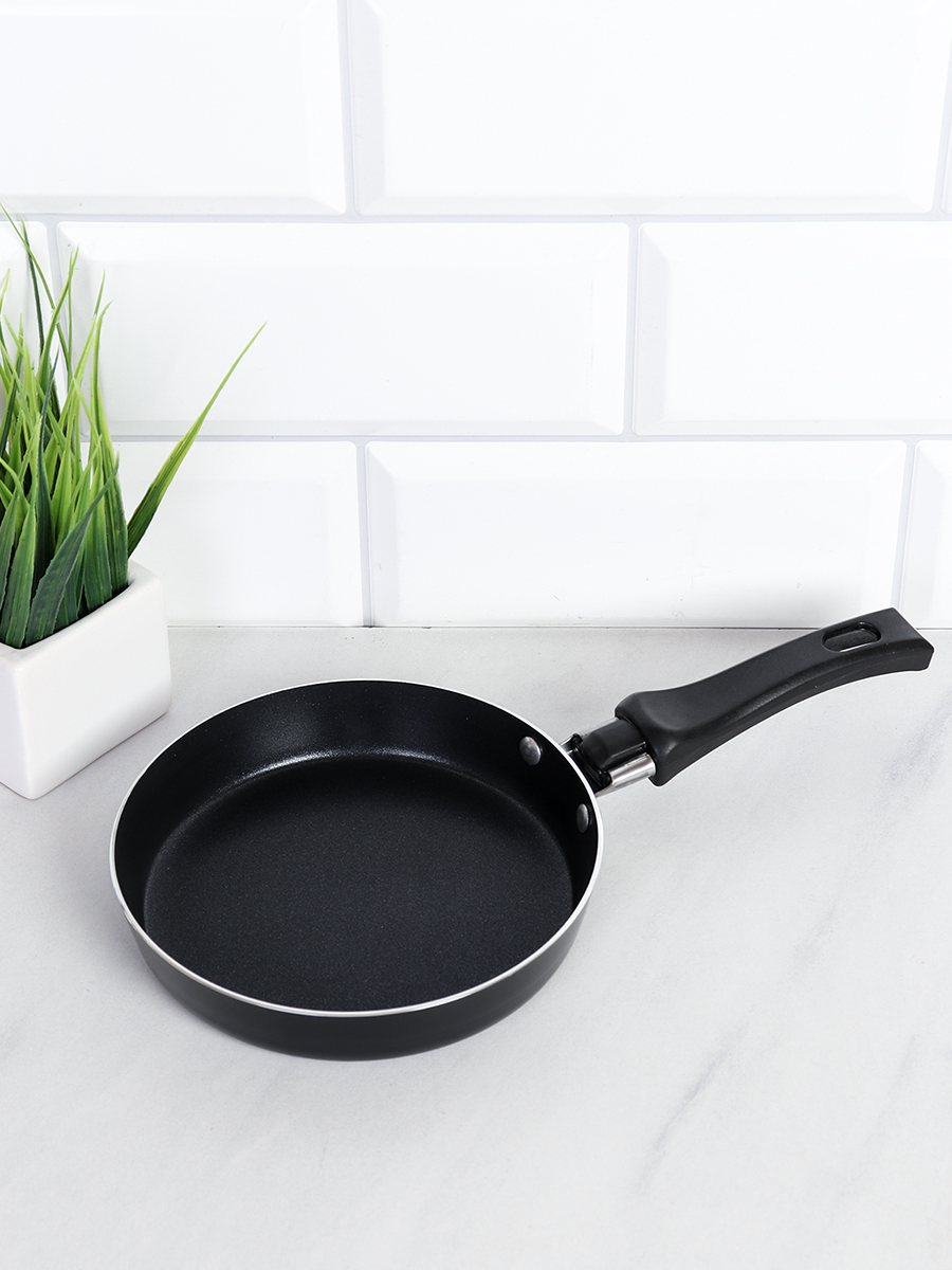 Сковорода порционная 14 см с антипригарным покрытием / б/кр / MVD-14 /уп 100/ 0,14