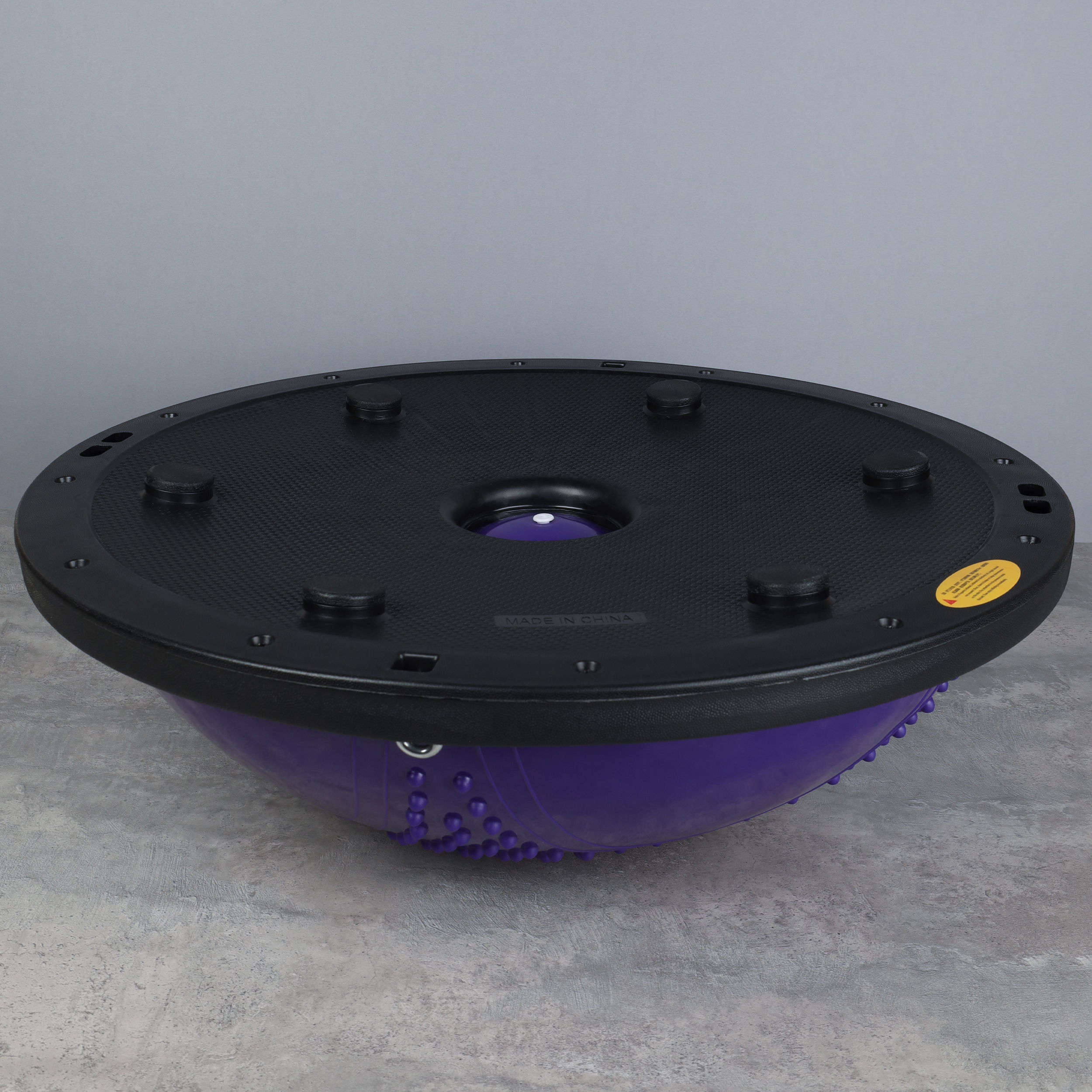 Полусфера балансировочная BOSU 58см Woohooo Knobs эспандер, насос/ фиолетовый/ B58Kn-V/ уп 5