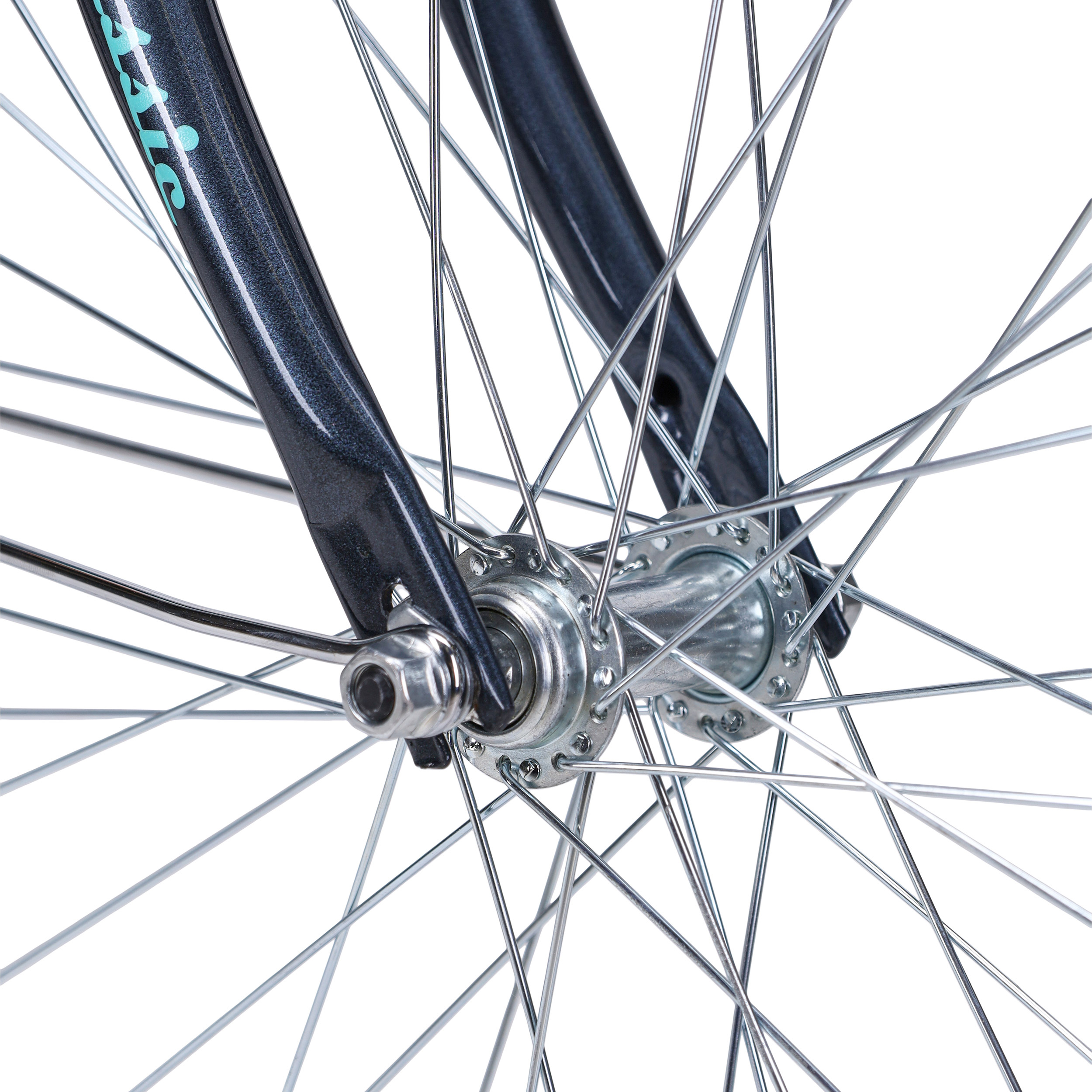 Велосипед городской MEGAWHEELS CITY 26" одна скорость, ножной тормоз, серый-мятный