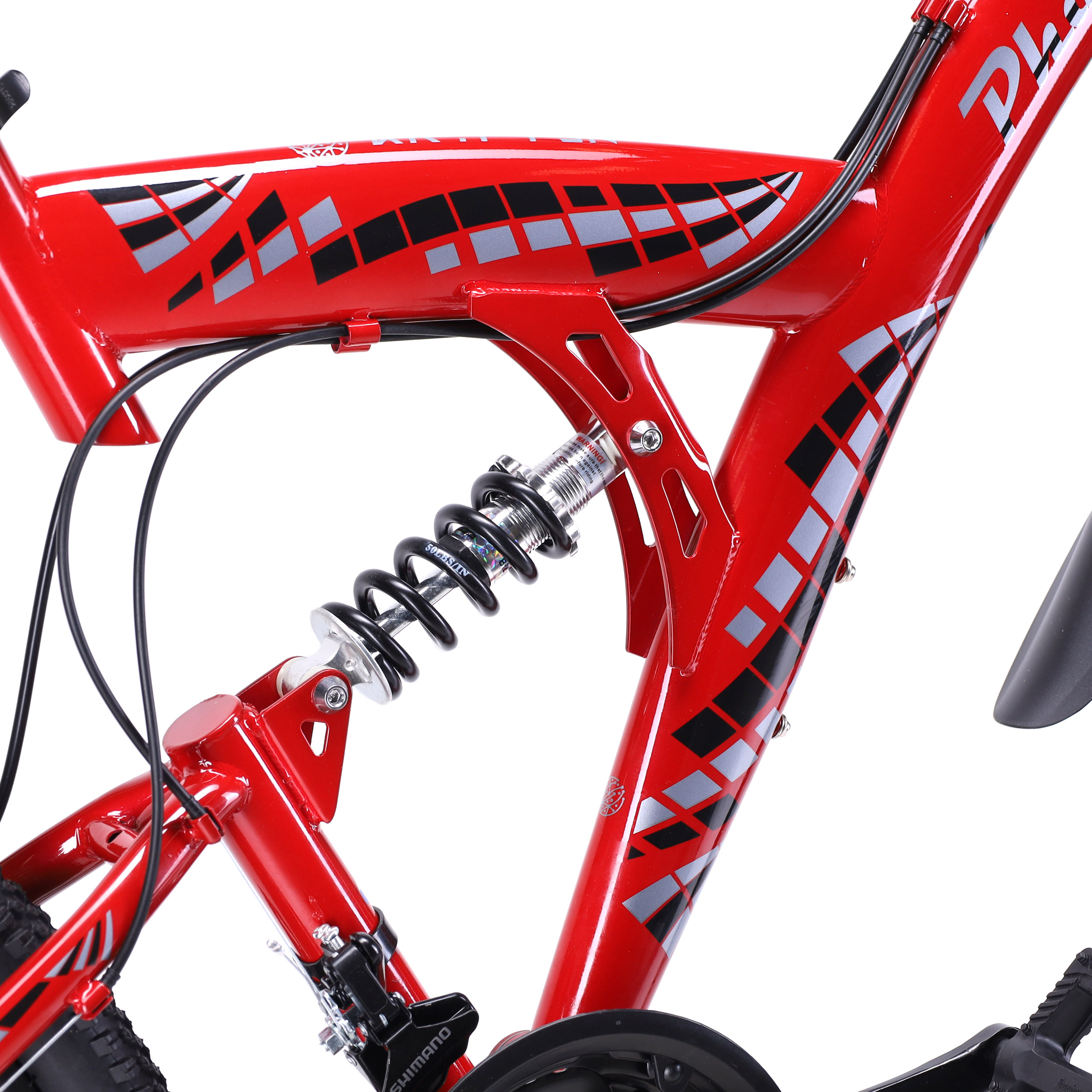Велосипед 26" рама 18" 21sp KRYPTON PHANTOM красный тёмный огонь