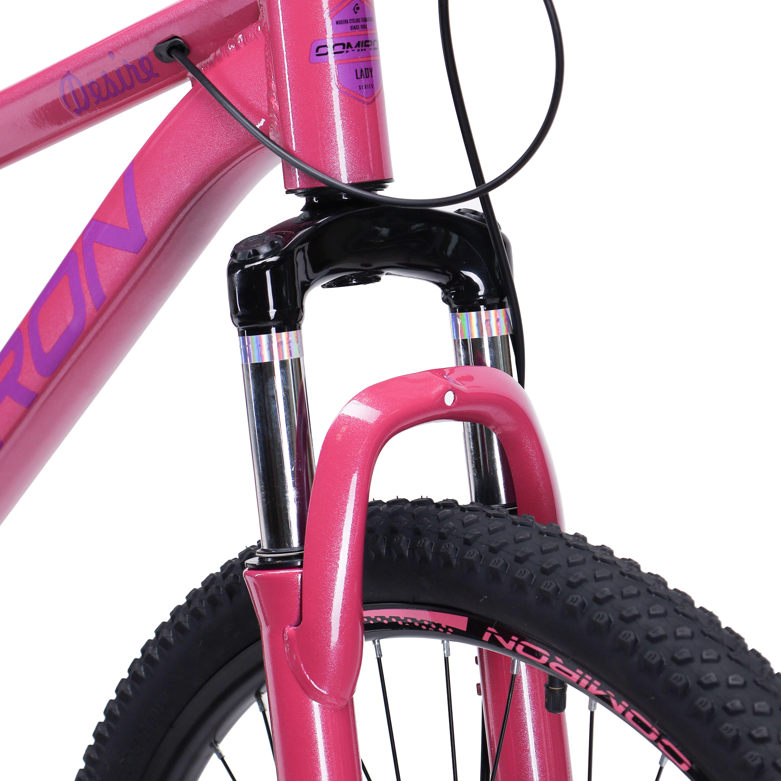 Велосипед 27,5" рама 17" 1x10sp COMIRON DESIRE розовый