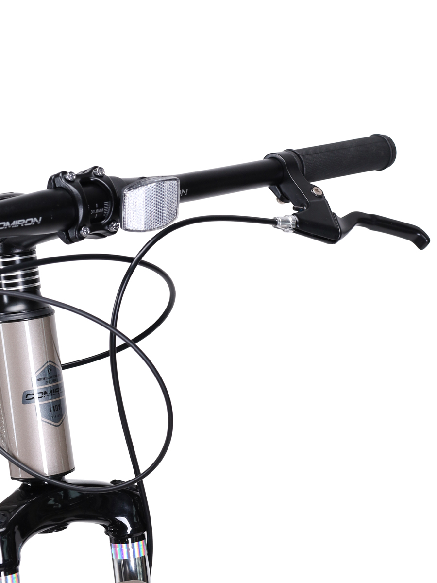 Велосипед 27,5" рама 17" 1x10sp COMIRON DESIRE серый тёплый