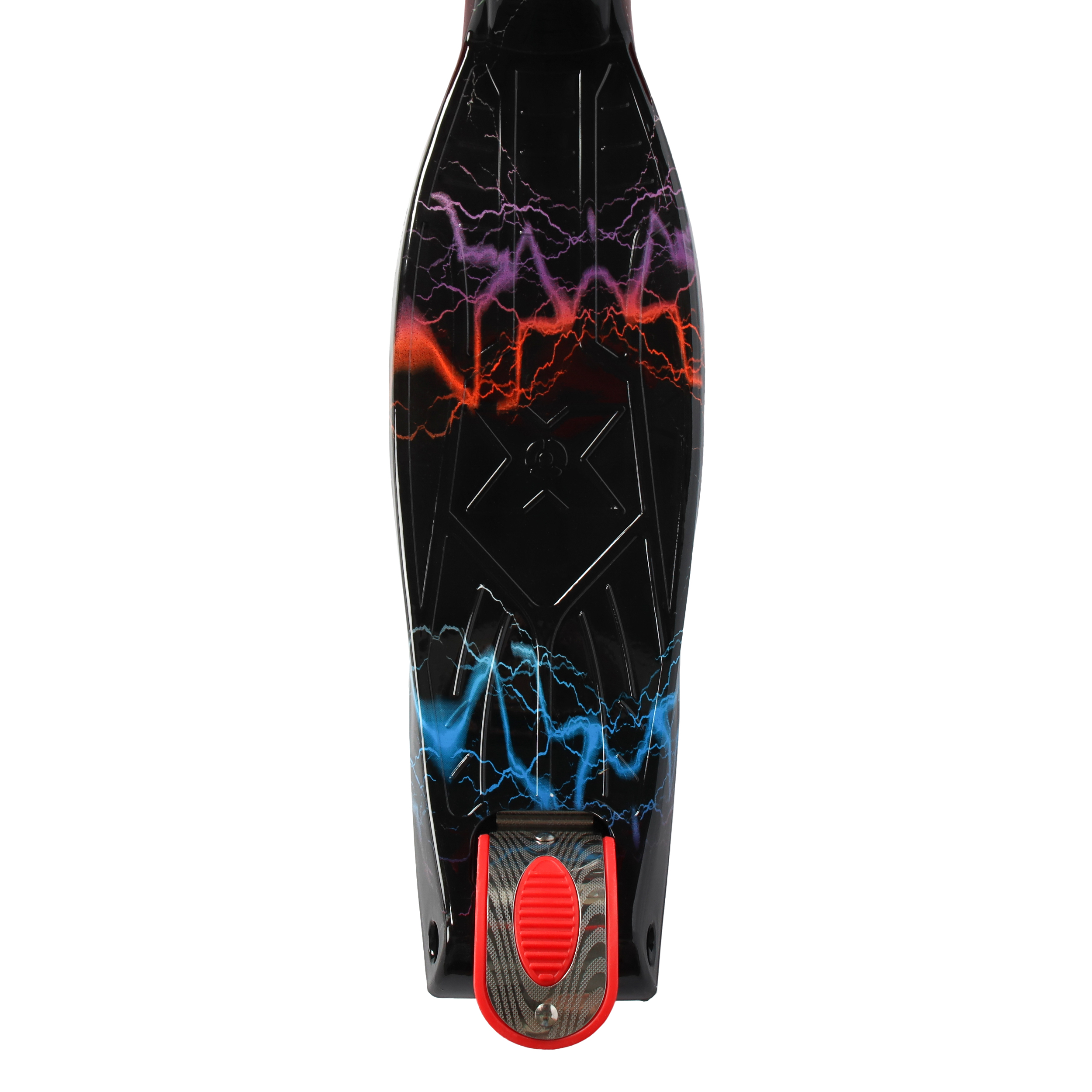 Самокат трехколесный для детей от 3-х лет Yeenot GT4108P57, нагрузка до 50кг, вес 2.3кг, светящиеся колёса PU116мм, цвет Молния ZOV БК/уп10