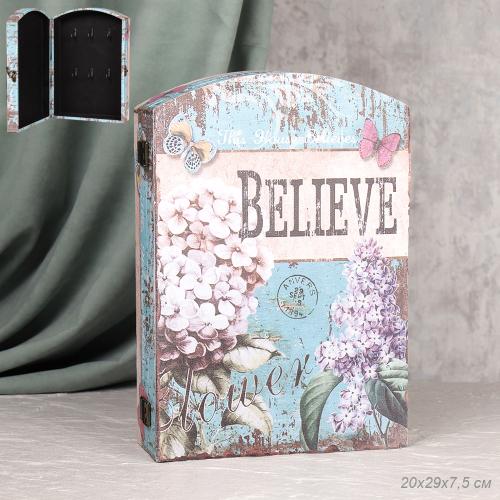 Ключница 29х20 см  Гортензия / DH2819/уп 24/