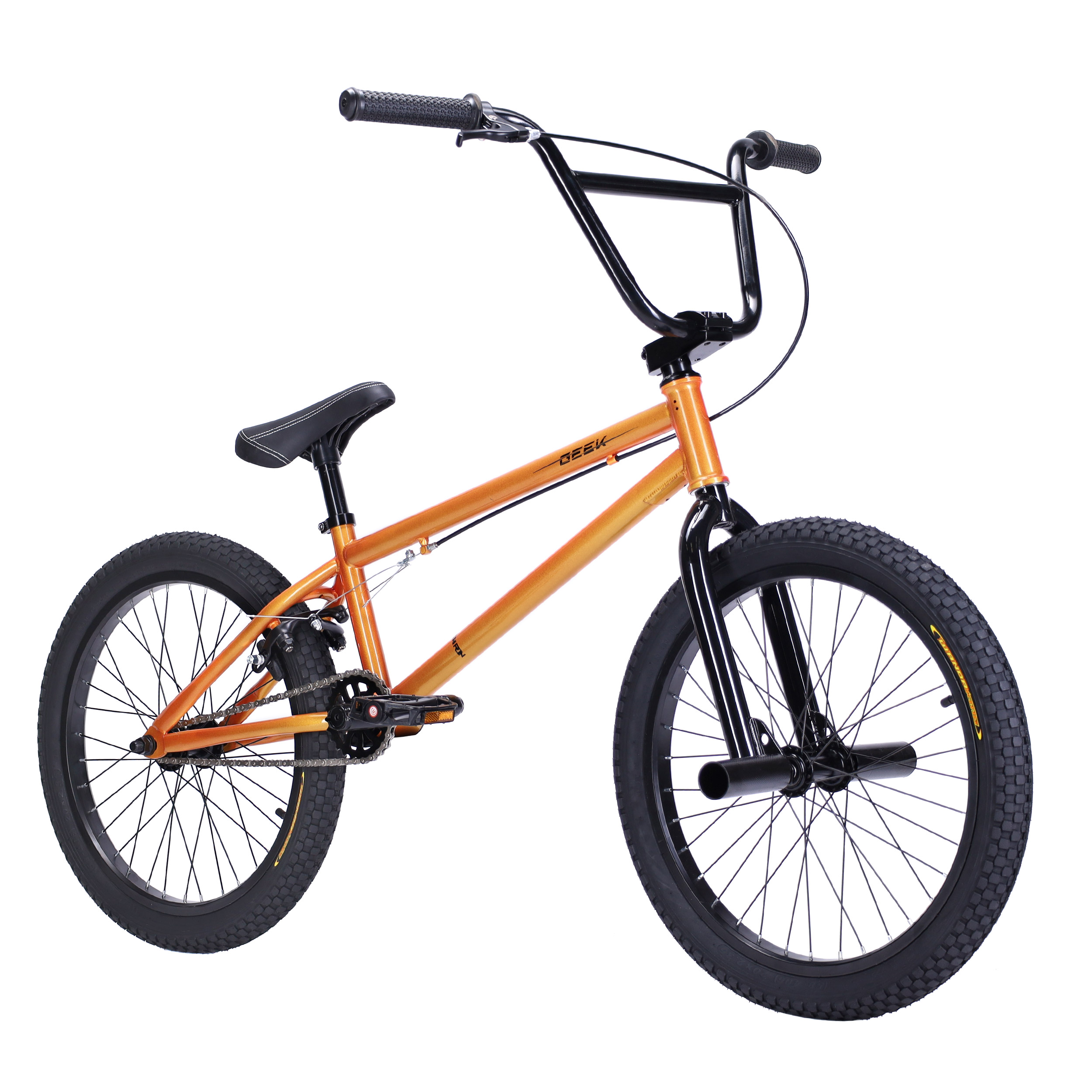 Велосипед BMX 20" COMIRON GEEK, Рама 20.5" golden metallic