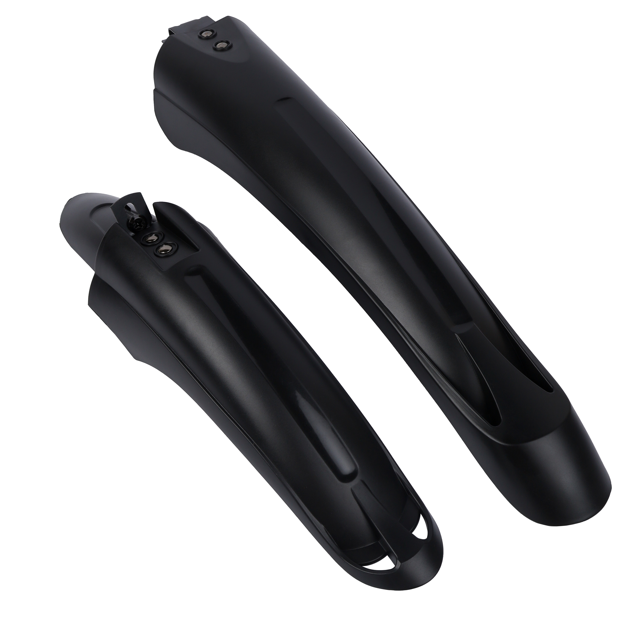 Крылья для велосипеда для колёс на 24-26". COMIRON Splash. комплект 2 шт. Цвет: Черный. /MAR-003/уп 50