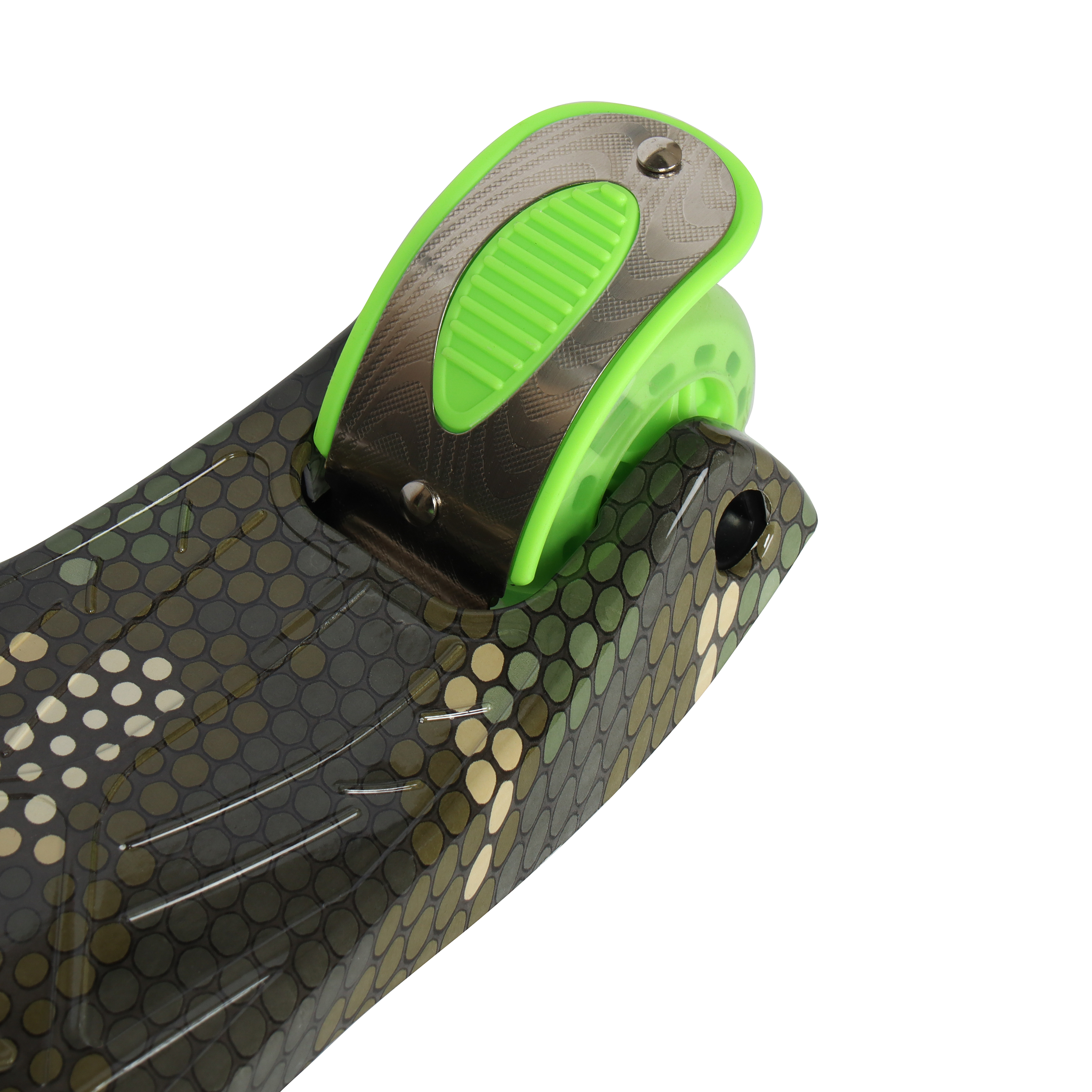 Самокат трехколесный для детей от 3-х лет Yeenot GT4108P56, нагрузка до 50кг, вес 2.3кг, светящиеся колёса PU116мм, цвет хакки 3 БК/уп10