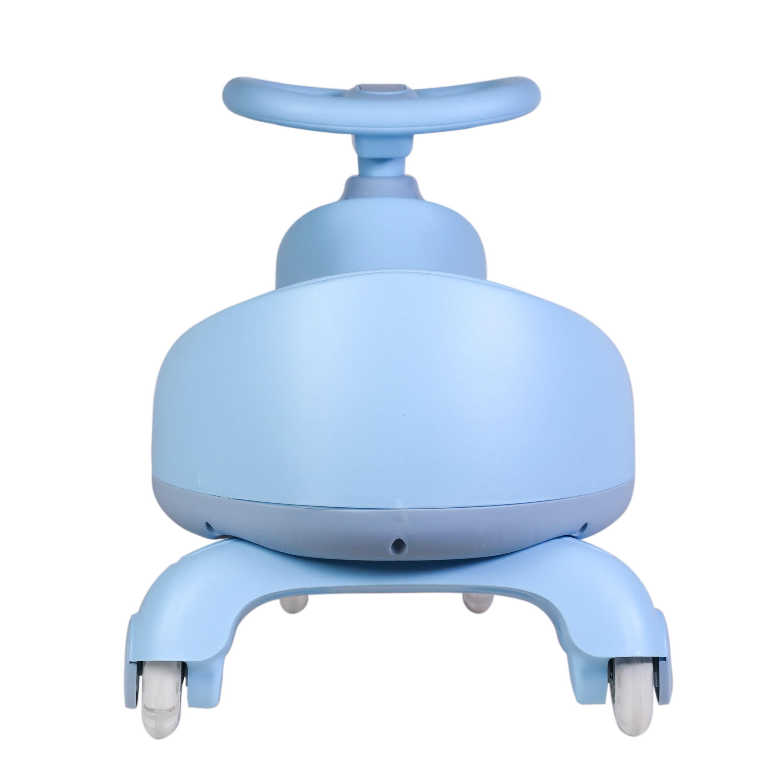 Толокар COMIRON CMR-8089 / светящиеся PU колеса 90 мм / Голубой / уп4