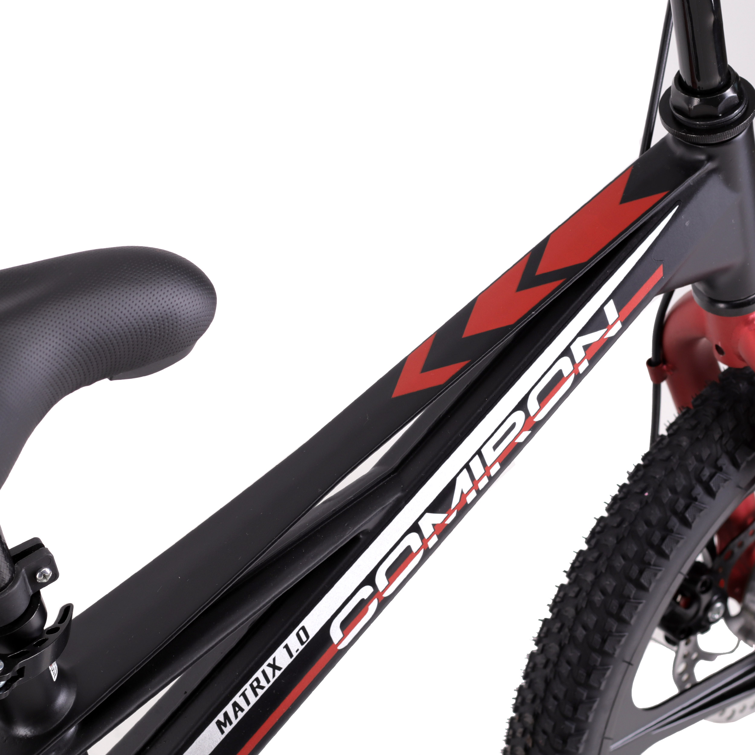 Велосипед 18" M18BR COMIRON MATRIX чёрный красный