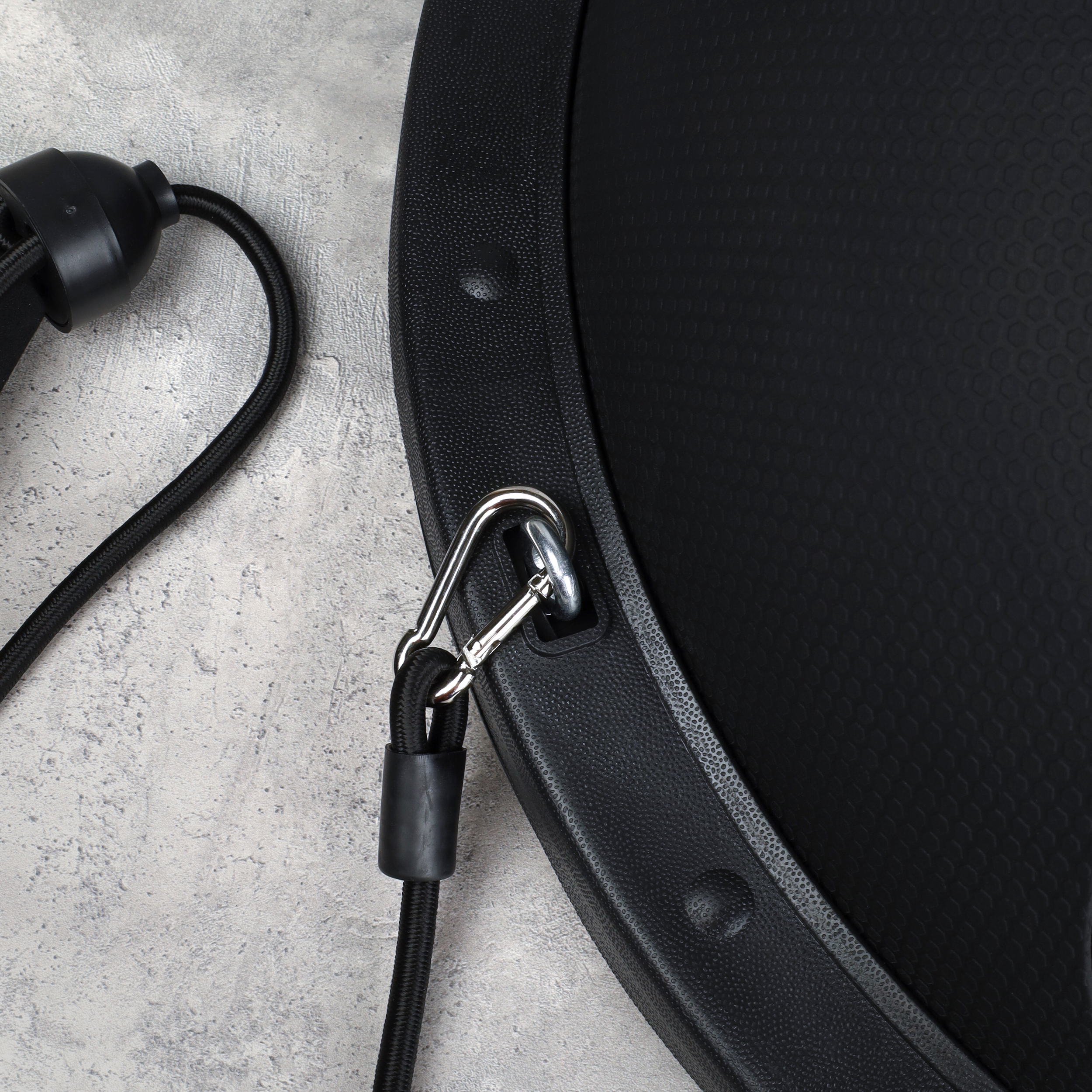 Полусфера балансировочная BOSU 58см Woohooo Stars эспандер, насос/ чёрный/ B58St-Bl/ уп5